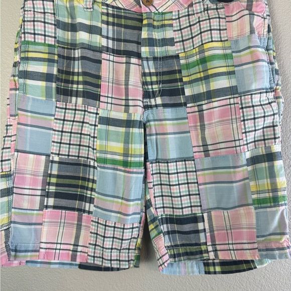 Tailor Vintage Mens Patch Madras Shorts Size 32 - Picture 2 of 8
